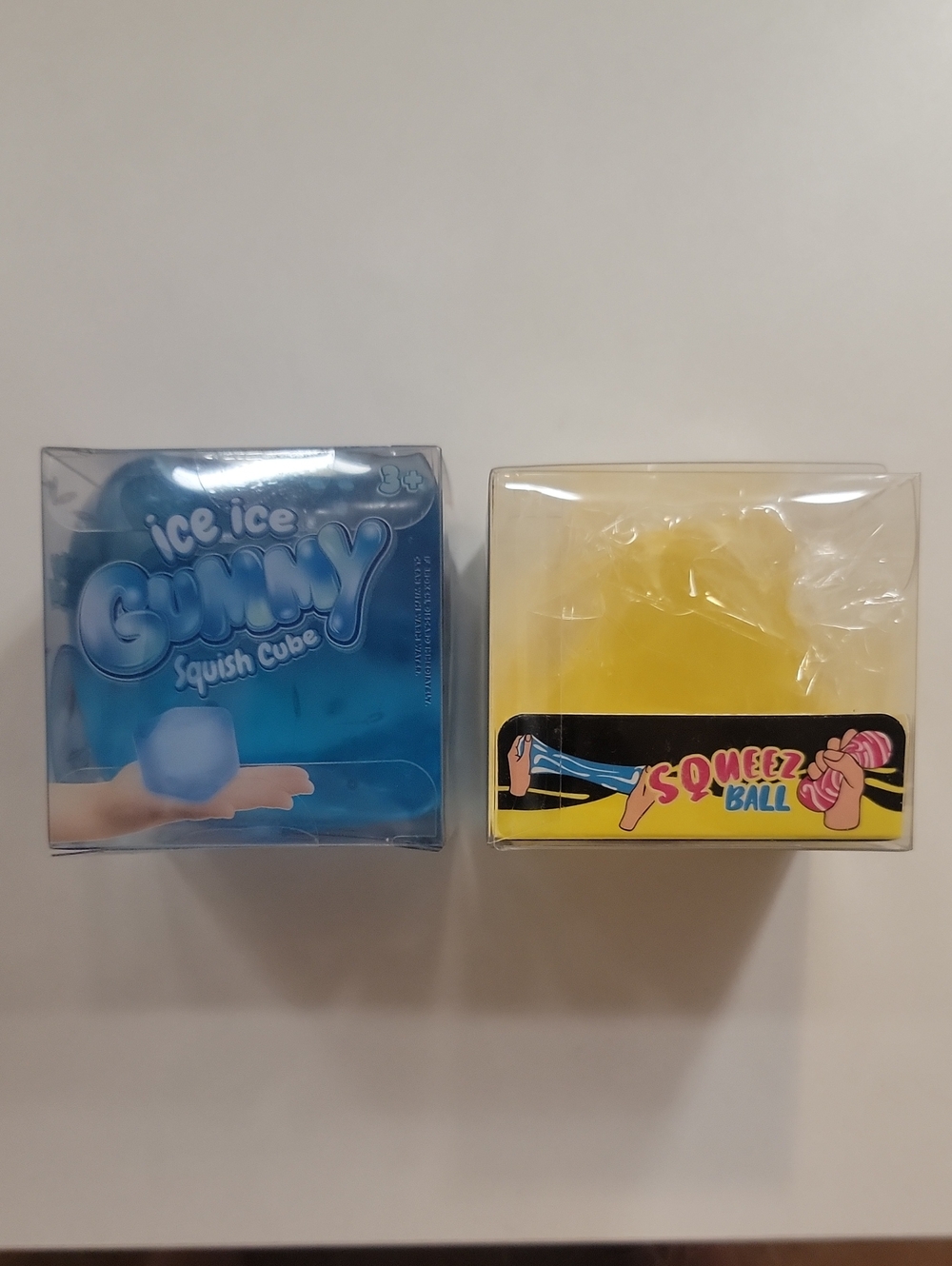Bundle Of 2 Squishies- Ice Ice Gummy & Squeez Ball